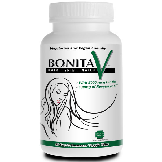 Bonita V Hair Skin Nails, Value Size, 90 Rapid Response Veggie Tabs, Essential Source