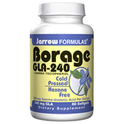 Borage GLA 240 mg, Plus Gamma Tocopherol, 60 softgels, Jarrow Formulas