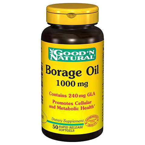 Good 'N Natural Borage Oil 1000 mg, 100 Softgels, Good 'N Natural