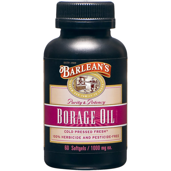 Borage Oil, 60 Softgels, Barleans Organic Oils