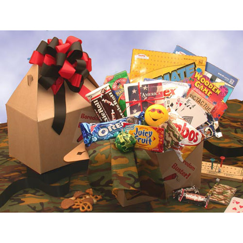 Elegant Gift Baskets Online Boredom Buster Care Package, Medium Size, Elegant Gift Baskets Online