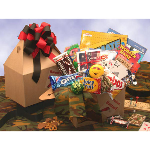 Elegant Gift Baskets Online Boredom Buster Care Package, Small Size, Elegant Gift Baskets Online