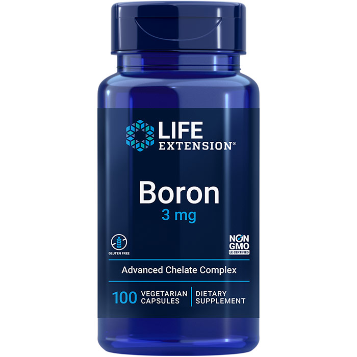 Life Extension Boron 3 mg, 100 Capsules, Life Extension