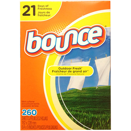 Bounce Fabric Softener, Outdoor Fresh, 260 Sheets