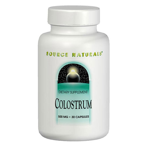 Colostrum (Bovine Colostrum) 500mg 60 caps from Source Naturals