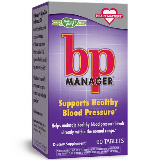 BP Manager, 90 Tablets, Enzymatic Therapy