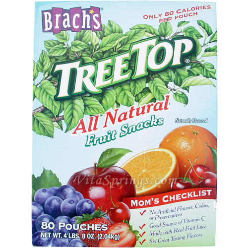 Brachs TreeTop All Natural Fruit Snacks, 80 Packs (2.04 kg)