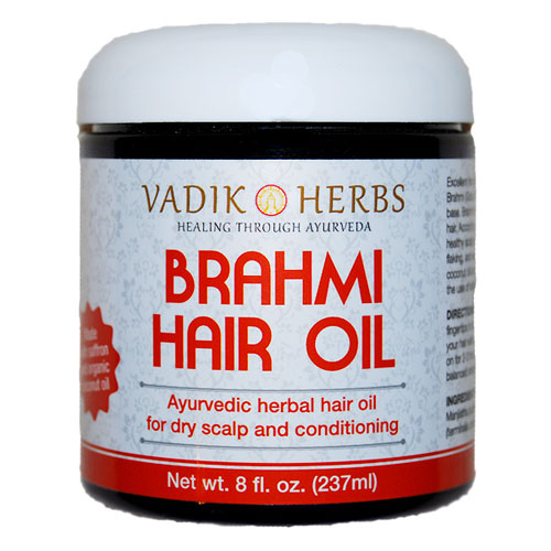 Brahmi Hair Oil, 8 oz, Vadik Herbs