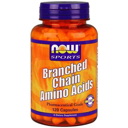 NOW Foods Branched Chain Amino Acids BCAA, 120 Capsules, NOW Foods