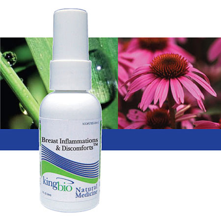 Breast Inflamation & Discomfort, 2 oz, King Bio Homeopathic (KingBio)