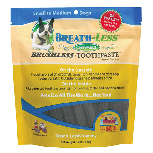 Ark Naturals Breath-Less Brushless Toothpaste for Dogs - Small to Medium, 12 oz, Ark Naturals