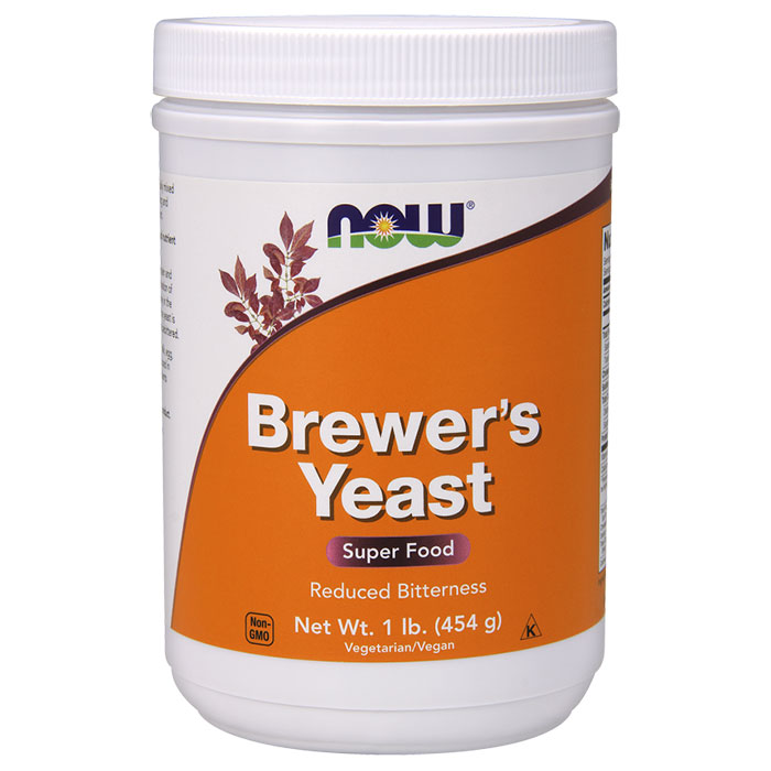 Brewers Yeast Debittered 1 lb, NOW Foods