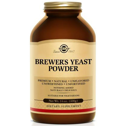 Brewers Yeast Powder, 16 oz, Solgar