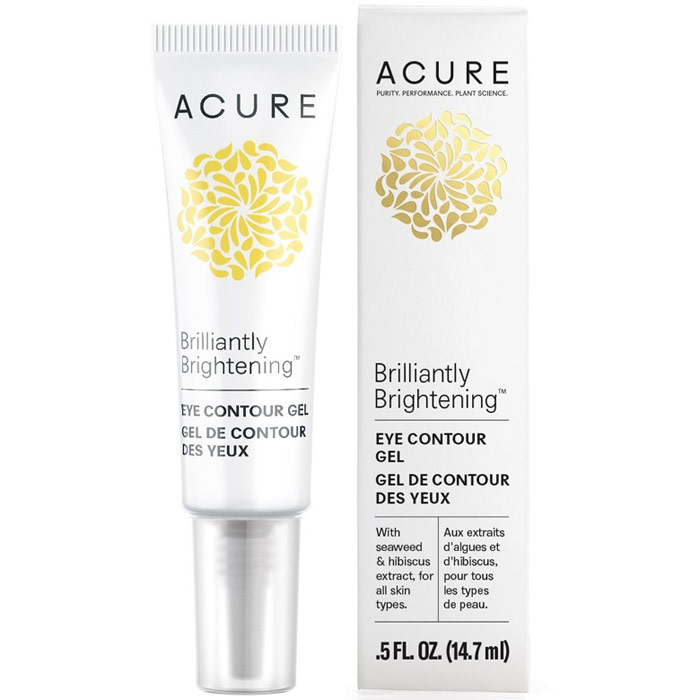 Acure Brilliantly Brightening Eye Contour Gel, 0.5 oz