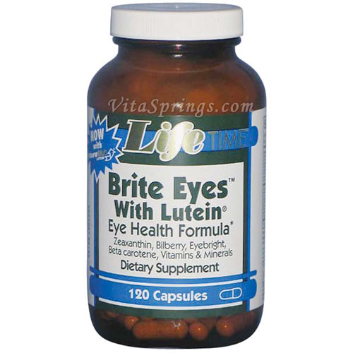 Brite Eyes with Lutein, 120 Capsules, LifeTime