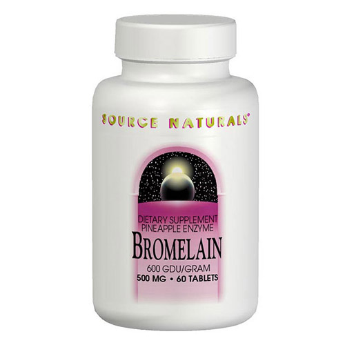 Bromelain 2000 GDU 500mg 60 caps from Source Naturals