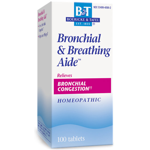 Bronchitis & Asthma Aide, 100 Tablets, Boericke & Tafel Homeopathic