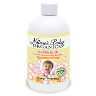 Nature's Baby Organics Bubble Bath Tangy Tangerine, 12 oz, Nature's Baby Organics