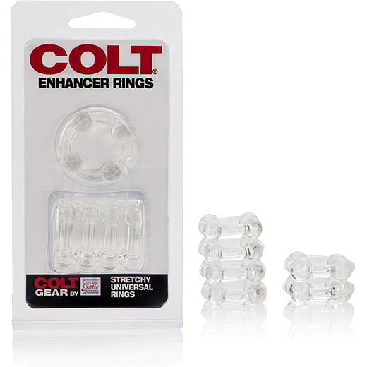 COLT Enhancer Rings - Clear, California Exotic Novelties