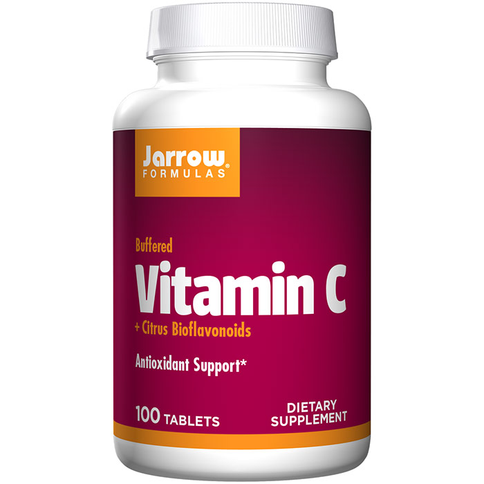 Buffered Vitamin C Calcium Ascorbate, 1000 mg 100 tabs, Jarrow Formulas