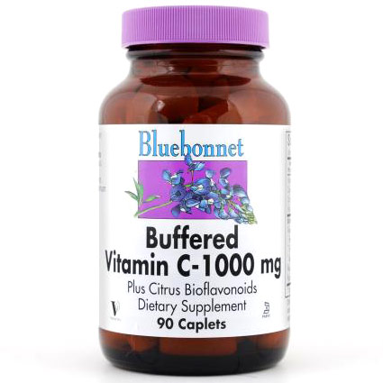 Buffered Vitamin C 1000 mg, 180 Caplets, Bluebonnet Nutrition