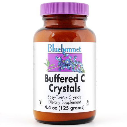 Buffered Vitamin C Crystals, 4.4 oz, Bluebonnet Nutrition
