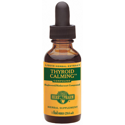 Thyroid Calming Compound Liquid, 1 oz, Herb Pharm