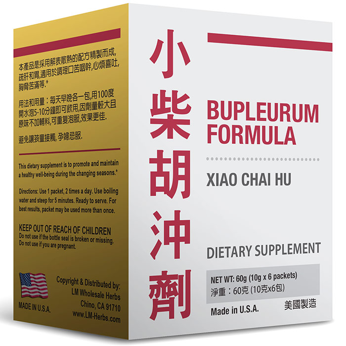 Bupleurum Formula (Xiao Chai Hu), 10 g x 6 Packets, Naturally TCM