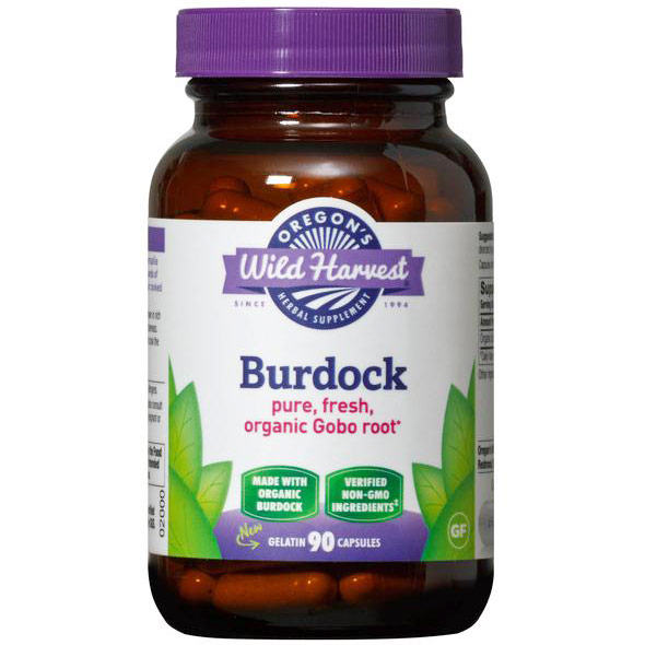 Burdock, Organic, 90 Capsules, Oregons Wild Harvest