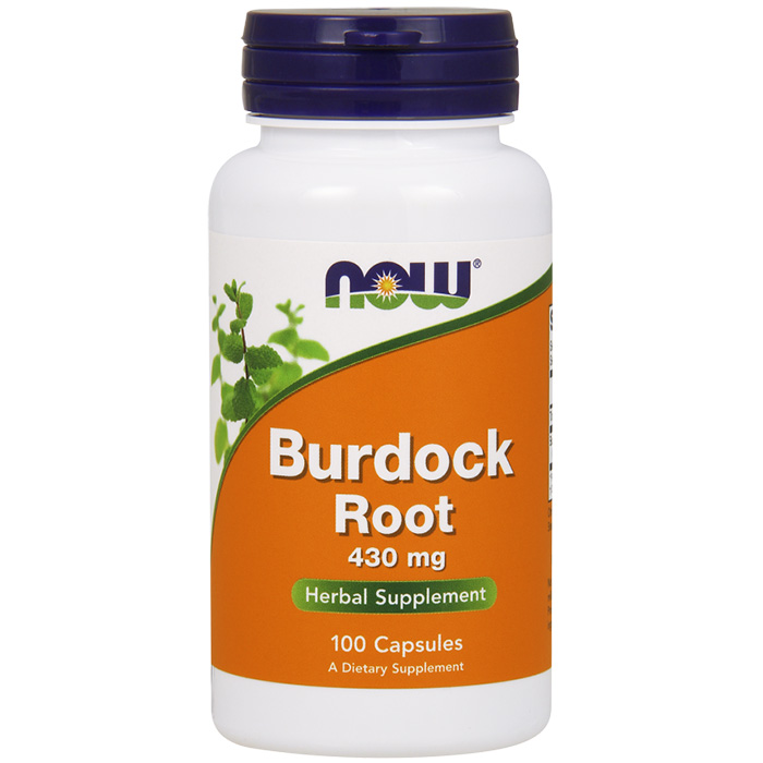 NOW Foods Burdock Root 430mg 100 Caps, NOW Foods