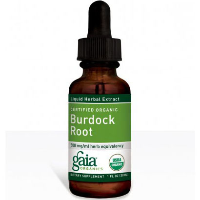 Gaia Herbs Burdock Root Liquid, Certified Organic, 1 oz, Gaia Herbs