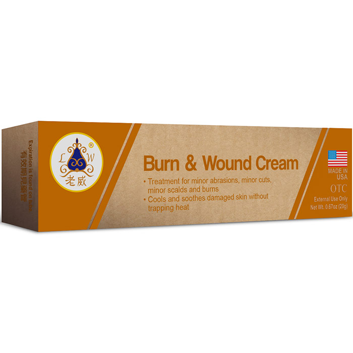 Burn & Wound Cream, 0.67 oz (20 g), Naturally TCM