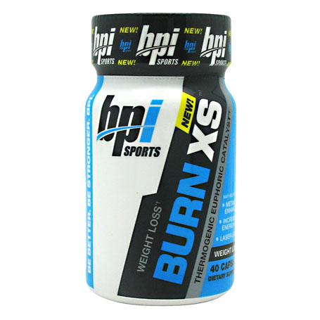 Burn XS, Weight Loss Formula, 40 Capsules, BPI Sports