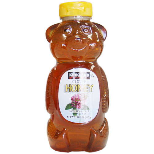 Kirkland Signature Clover Honey, Squeeze Bear, 24 oz (680 g)