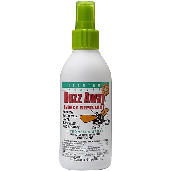 Quantum Health Buzz Away Bug Spray, Bug Repellent 6 oz, Quantum Health