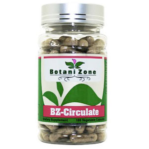 BotaniZone BZ-Circulate, Circulatory Health, 100 Vegetable Capsules, BotaniZone