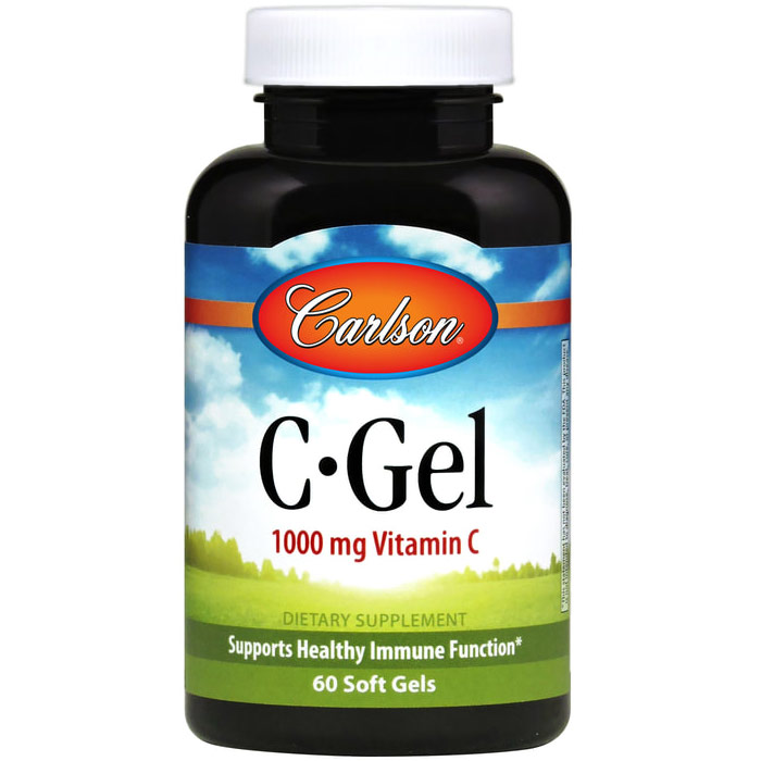 Carlson Laboratories C-Gel, Vitamin C 1000 mg, 250 softgels, Carlson Labs