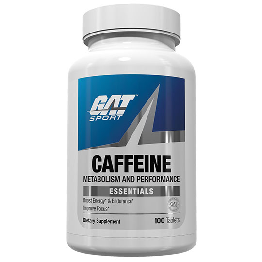 Caffeine 200 mg, 100 Tablets, GAT Sport