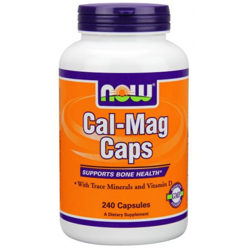 Cal-Mag with Vitamin D, Zinc, 240 Caps, NOW Foods