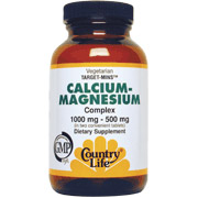 Country Life Cal-Mag Complex 1000 mg/500 mg Target Mins 90 Tablets, Country Life