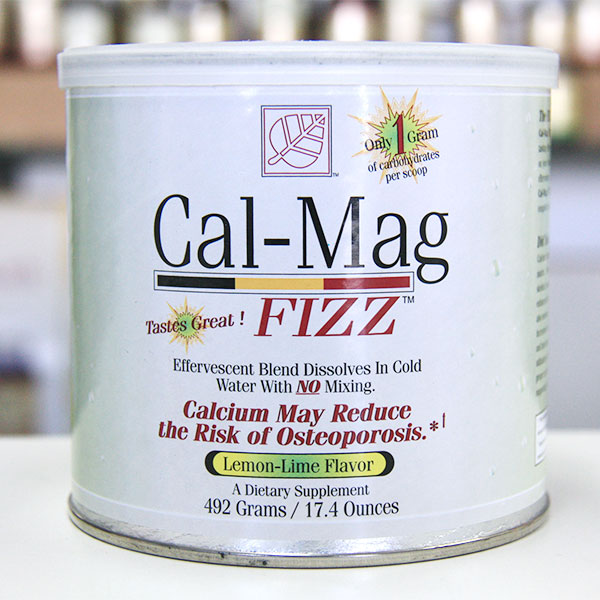 Cal-Mag Fizz Calcium & Magnesium Drink Mix, Cal Mag Lemon-Lime, 492 Grams from Baywood