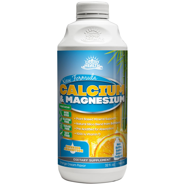 Calcium Liquid Supplement, 32 oz, Liquid Health