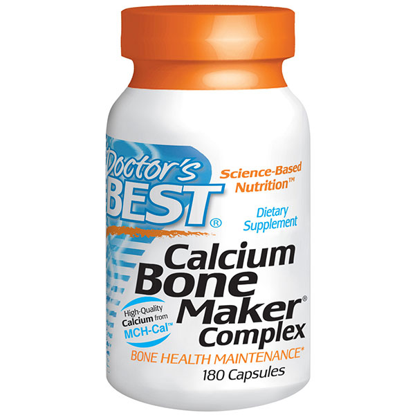 Calcium Bone Maker Complex, 180 Capsules, Doctors Best