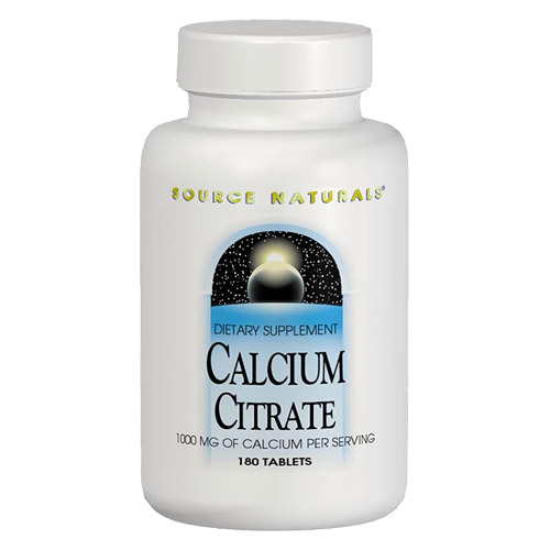 Calcium Citrate 180 tabs from Source Naturals