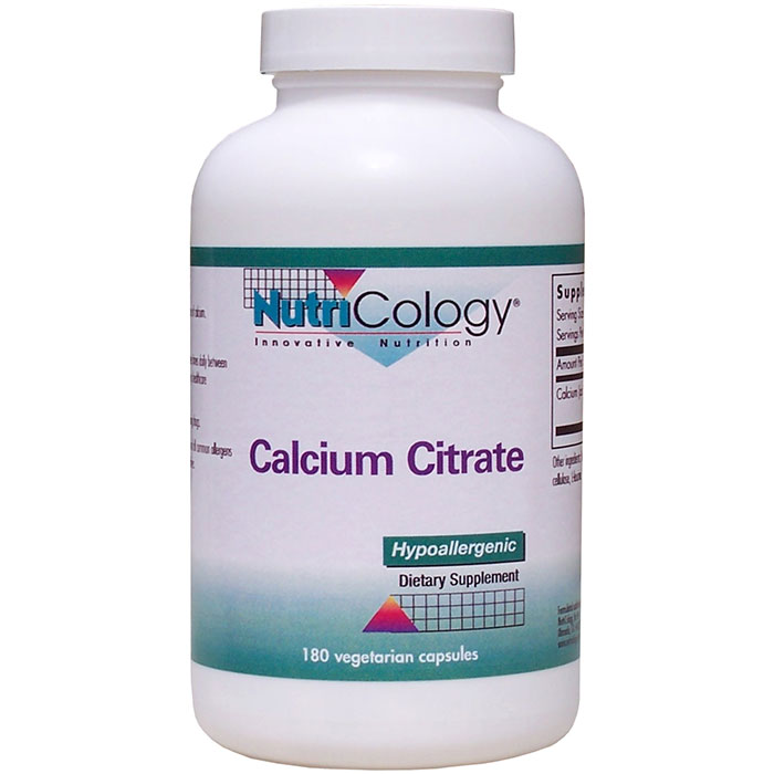 Calcium Citrate 150mg 180 caps from NutriCology