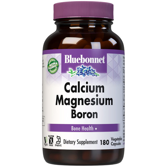 Calcium Magnesium Plus Boron, 180 Vcaps, Bluebonnet Nutrition