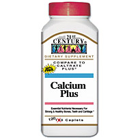 Calcium Plus 120 Caplets 21st Century