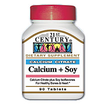 Calcium Soy 90 Tablets 21st Century