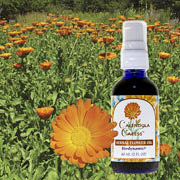 Flower Essence Services Calendula Caress, Herbal Flower Oil, 2 oz, Flower Essence Services
