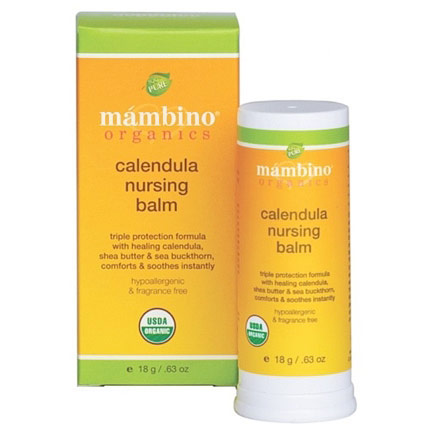 Mambino Organics Organic Calendula Nursing Balm, 0.63 oz, Mambino Organics
